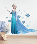Disney Frozen Elsa Giant Peel And Stick Wall Decals Perfect For Kids Room Decor Super Easy To Apply Removable No Sticky Residue