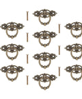 Gotta Love The Vintage Charm On These Antiqued Brass Cabinet Pulls Super Tough Zinc Alloy Drawer Handles To Spruce Up Your Home And Kitchen Solid Build Ten Piece Set Includes Screws, showing ten antique brass cabinet pulls with screws.