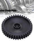 40 Tooth High Strength Steel Sprocket For Roller Chain Gear Transmission With Precise Mod 0.8 Industrial Parts on a gear plate.