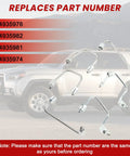 High Performance 6 Piece Fuel Injection Lines For Dodge Cummins Diesel Replace 4935976 4935982 4935981 on truck image