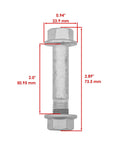 Rear Swing Arm Bushing Kit For Honda Rancher 420 TRX420 2007 2013 And Foreman 500 TRX500 4X4 2012 2013 showing pivot bolt