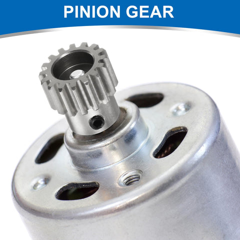 15T Pinion Gear For 10mm Motor Shaft, 304 Stainless Steel, 20 Degree Pressure Angle on RC motor