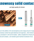 50 Pairs Size 16 DT Deutsch Pin Connector Kit with nickel plated solid contacts and tin bronze material for automotive wiring