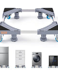 Heavy Duty Rolling Base For Mini Fridge And Washing Machine 16 To 25 In Adjustable Mobile Platform with locking swivel casters.