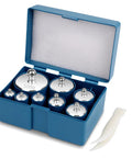 Calibration Weight Kit 1000g Eight Pieces OIML Class M1 High Precision For Digital Scales And Lab Scales With Tweezers Pro Grade Weight Set