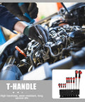 Get Your Hands On These Cool 10 Pc Metric T Handle Hex Wrench Set With Stand For Serious Auto Repair Jobs Or Home Diy Projects With Ergonomic Grips. T-handle hex key set in stand used on car engine