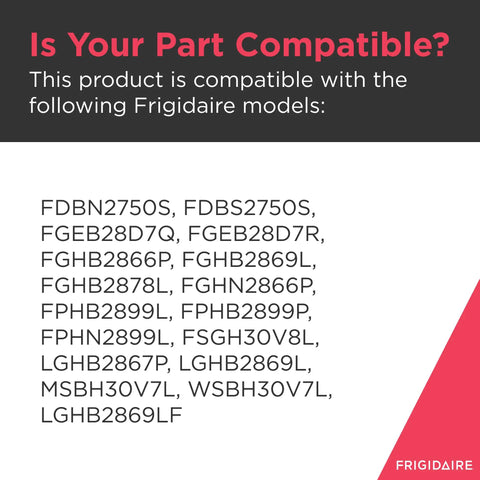 Compatibility list for Crisper Drawer Replacement For Fridges 241801802 Fits Most Brands Easy No Tool Install Ultra Durable