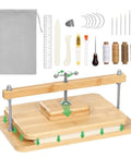 DIY Book Binding Press Kit With Bamboo Wood Construction, 11 By 7.9 Inch Book Press for Thin Books and Handy DIY Repairs