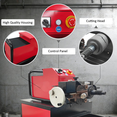 Pro Grade Brake Disc Lathe Machine With 0.002-0.005mm Precision For Resurfacing Warped Rotors Reducing Vibration And Squeal 38mm Spindle Safe 220V To 12V Power Heavy Duty Auto Shop Tool