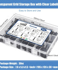 400 Piece Self Tapping Screws Set Made Of 410 Stainless Steel For Metal Wood And Plastic Size 8 And 10 in storage box