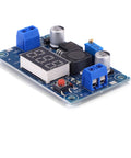Side view of Dope LED Display Voltmeter Buck Converter With 4.0-40V Input To 1.25-37V Adjustable Output 2A DC-DC Step-Down Power Supply Module Board