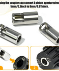 Traxxas Sledge RC Gear Adapter CNC-machined stainless steel