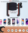 Rotatable Universal Golf Cart Phone Holder That Is Big Phones Friendly Fits Thick Cases Easy Mount For IPhone Samsung Pixel And Most Smartphones Compatible With EZGO Club Car Yamaha Golf Carts And Other Bar Mounts compatibility chart.