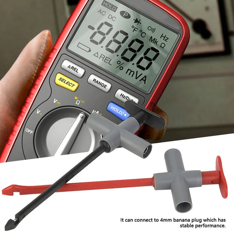Two Pack P5010 Puncture Probe Wire Piercing Test Clip Automotive Electrical Testing Kit multimeter leads QuickConnect Clips