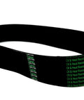 360J8 Micro-V Serpentine Belt J Section Eight Ribs 36mm OC Heavy Duty Pro Grade, angled view with EPDM Rubber and Polyester Cord