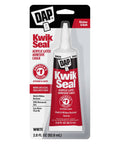 Kwik Seal Kitchen And Bath Adhesive Caulk White 2.8 Oz Waterproof Sealant That Bonds Like Glue And Seals Like Caulk For Sinks, Tubs