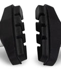 Heavy Duty Bike Brake Pads With Threaded Post For Linear Pull Brakes, Curved Contact Design For Maximum Rim Grip And Smooth Stoppin Power