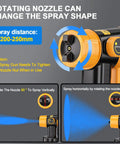 Top Shelf Cordless Spray Paint Gun With Four Swappable Tips For Rapid Fence And Chair Refreshes Breezy Hvlp Sprayer nozzle rotation guide.