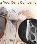 Everyday Carry Pry Bar With Carabiner Tiny Stainless Steel Multitool shown against a mountainous backdrop with a backpack.