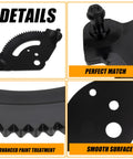 Details of Steering Gear Plate With Pinion Gear Replaces 7171550F 7171550 7171554 for Cub Cadet Troy Bilt Tractors LT1018 LT1022