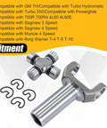 Transmission Slip Yoke And U Joint Kit For Turbo 350 TH350 700R4 1310 Series 26 27 Spline Replaces 5153X 236081X Plug And Play Ready