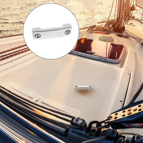 Stainless Steel Webbing Anchor Plate Clip For Kayaks And Boats Marine Grade Hardware With Easy Installation Rugged Strap Clip For Kayak Accessories Boating Equipment And Marine Gear You Can Rely On on sailboat deck
