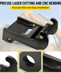 X Change Quick Attach Coupler Bracket For Mini Excavators Black Coated Steel Mount Turns Any Attachment Into A Bobcat Ready Tool Easy Weld On Conversion Compatible With Bobcat E Series