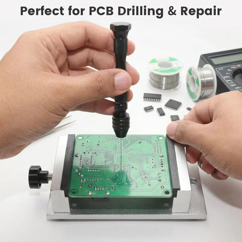 Pro Grade Precision Micro Drill Bit Set With 26 Pcs HSS And Carbon Steel Bits 0.5 To 3.2 mm used for PCB drilling and repair