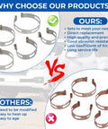 Stainless Steel Exhaust Pipe Tacking Band Set for Tig Welding Fabrication vs competitors highlighting features