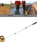 Ejoyous Measuring Wheel, Trundle Wheel in Meters 0-9999.9m Dual Rollers for land, road, and site surveying.