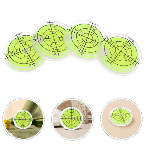 Four Pack Mini Bubble Level Ruler Set High Precision Compact Plastic Design for Accurate DIY Projects, home improvement, renovation.