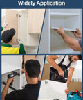 Two In One Cabinet Jig With Eleven Hole Shelf Pin Guide And Concealed Hinge Drill Template in use on cabinets