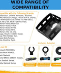 Compatibility chart for 2-Pack Upgrade Square Slot Cutter For Drywall And Single-Gang Boxes with list of compatible brands and adapters.