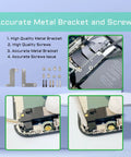 Internal Screws Set and Full Metal Bracket Kit for iPhone 13 Pro Max Replacement shown with repair tools and precise assembly.