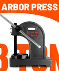 Tough As Nails 3 Ton Arbor Press Heavy Duty Cast Iron Manual Shop Press with adjustable lever and base.