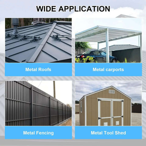 Sheet Metal Bender And Hand Seamer for 0.8 to 1 mm Metal with applications on roofs, carports, fences, and tool sheds.