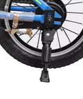 Rear Mount Bike Kickstand for 12 to 20 Inch Kids Bikes Durable Aluminum Alloy and Carbon Steel Replacement Stand installed on bike