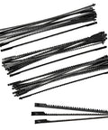 Badass Precision 3 Inch Pin End Scroll Saw Blades 45 Pack With 15 18 And 24 Tooth Per Inch Teeth for quick wood cutting display.