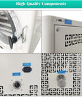 High quality components of Heavy Duty Four Tray 110V Vacuum Freeze Dryer Machine with stainless steel and USB ports.