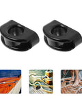 Heavy Duty Nylon Pulley Guide Set For Boats And Kayaks With Rolling Bearing, Durable Marine Roller Wheel shown on boat deck.