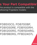 Compatibility notice for Dishwasher Insulation Kit Replacement For Quiet Operation And Energy Savings, Heavy-Duty Thermal Barrier
