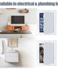 Top Notch White Drywall Access Panel 8x10 Inch Reinforced Wall Inspection Door Heavy Duty Plate for plumbing access & electrical box