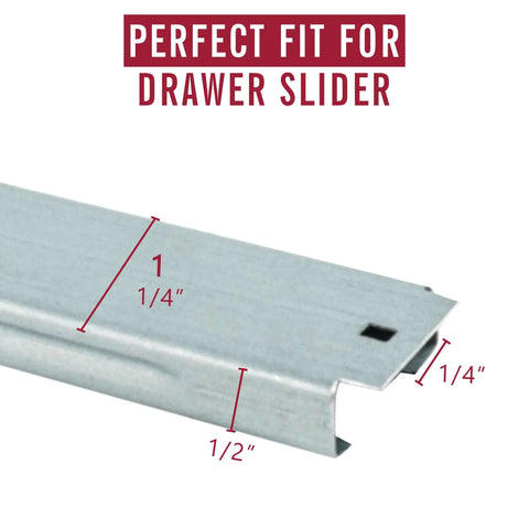 14 inch heavy duty metal drawer slide with measurements for premium cabinet upgrades to Knock Out Those Draggy Drawers Fast With These Rock Solid Heavy Duty 14 Inch Metal Drawer Slides Featuring Buttery Smooth Gliding Center Tracks For Premium Vintage Cabinet And Furniture Upgrades.