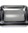 Heavy Duty Stainless Steel Herb Trimming Tray With Detachable 150 Micron Screen, Extra Large Pro Grade 19.5 By 13.5 Inches