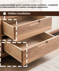 Two Pack 16 Inch Center-Track Drawer Slides With Stops And Rollers For Easy Glide And Smooth, Stable Operation, Heavy Duty Metal Rails Compatible With Rite-Trak II Style Drawers In Dressers, Nightstands, Cabinets And Closets, hidden drawer install