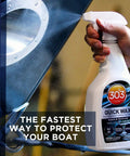 Marine Quick Wax Spray For Boats With Fiberglass And Gelcoat Easy Spray On Application Delivers Slick Gloss Finish On Wet Or Dry Surfaces