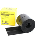 Heavy Duty Hook And Loop Tape 6.5 Ft Long By 1.5 In Wide Self Adhesive Double Sided Strips Strong Sticky Back Fastener Black