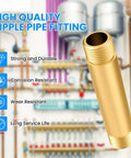 Beefy Brass Pipe Fitting Long Nipple One Half NPT Male To One Half NPT Male 4 Inch Cast Straight Extender Connector