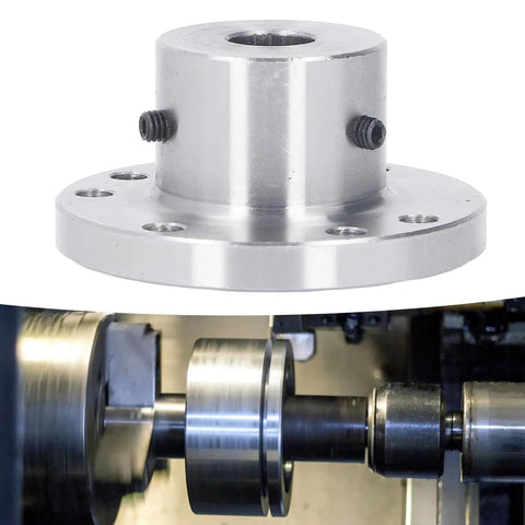 High Manganese Steel Faceplate For K11 80 Chuck With Six Mounting Holes And Flat Cut Face Pro Grade Heavy Duty Wear Resistant Flange Coupling