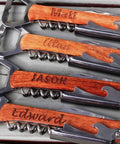 Custom Engraved Corkscrew Multi Tool With Bottle Opener And Free Text Perfect Personalized Gift For Men Groomsmen Birthdays